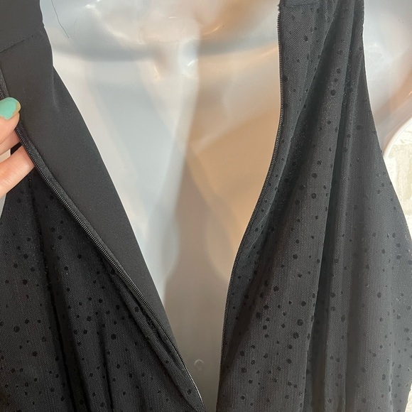 Evan-Picone Black Halter Homecoming Style Midi Dress Sz6 - Picture 10 of 15